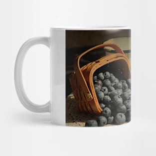 Blueberries in Basket - Old World Stills Series Mug